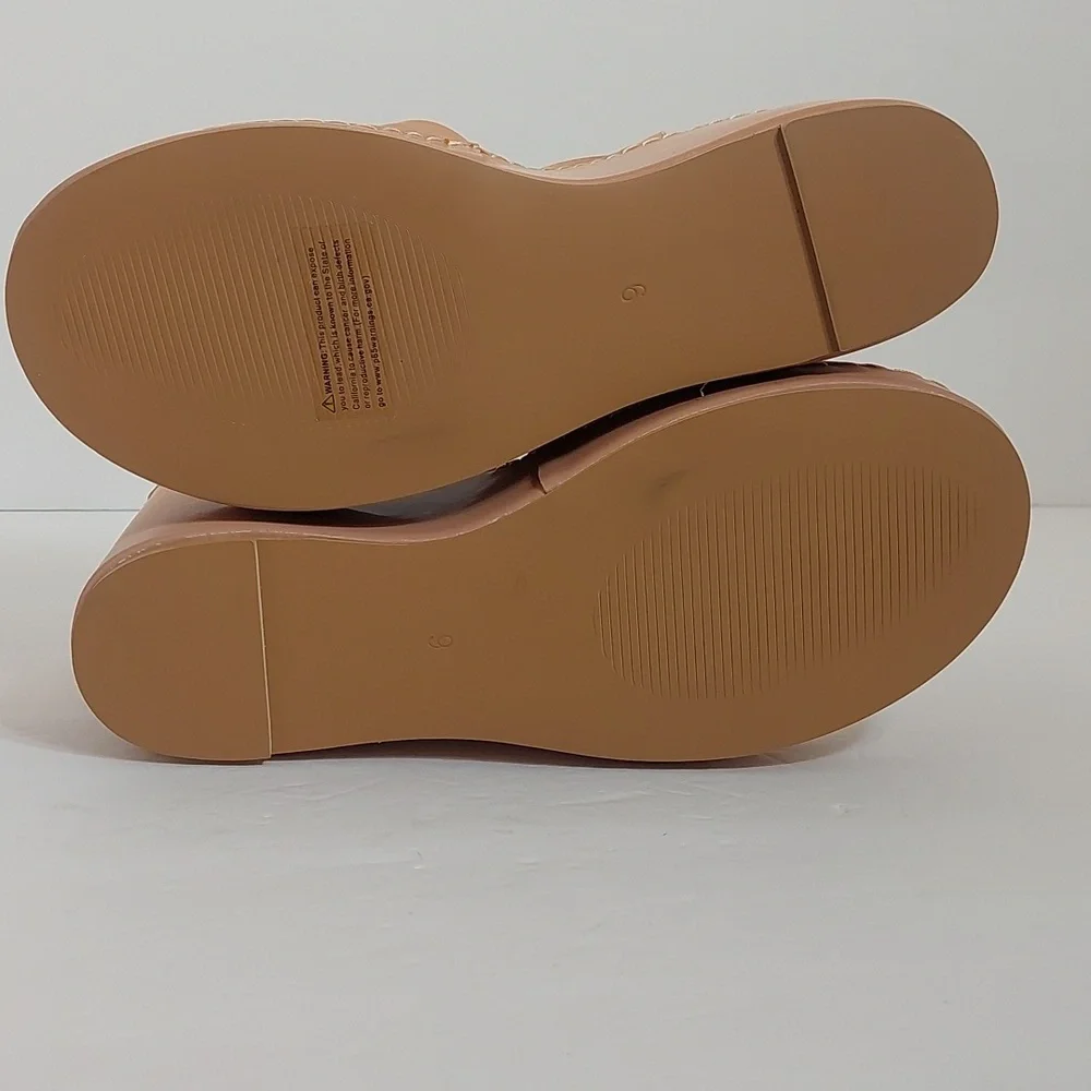 Olivia Miller Women's Size 9 Wedge Sandals Shoes Magnetic Tan